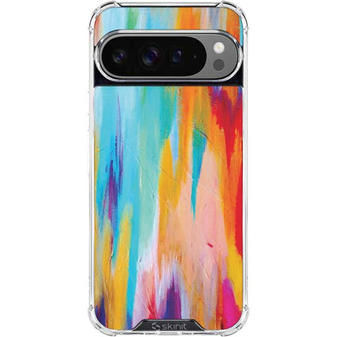 Multicolor Brush Stroke by Etta Vee Google Pixel 10 Pro Clear Case